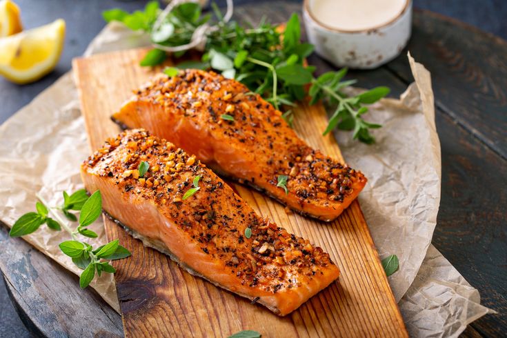 Gegrilltes Lachsfilet
