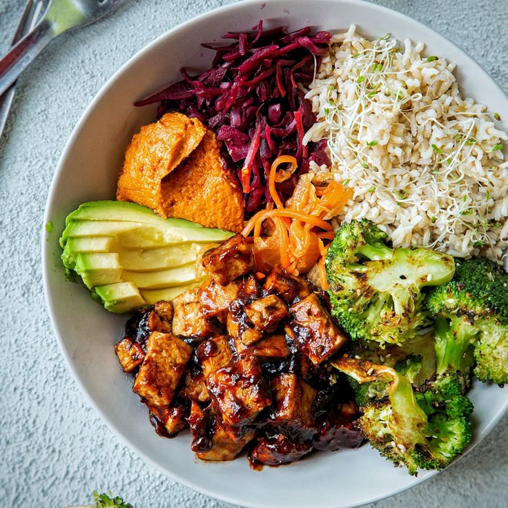 Veganer Buddha-Bowl